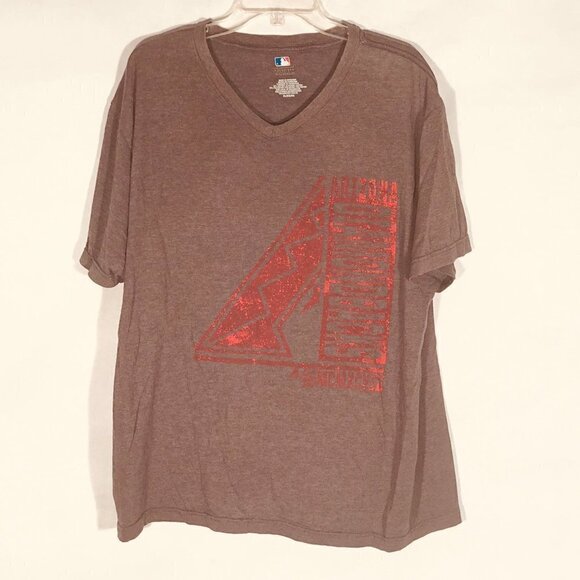 MLB Arizona Diamondbacks V-neck Baseball Tee - Picture 1 of 7